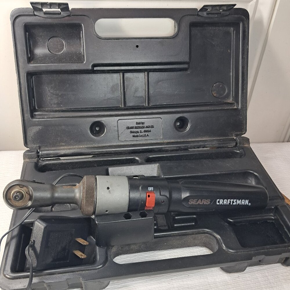 Vintage Sears Craftsman 1/4 Drive power Cordless Ratchet‎ Model 900.111430 PARTS